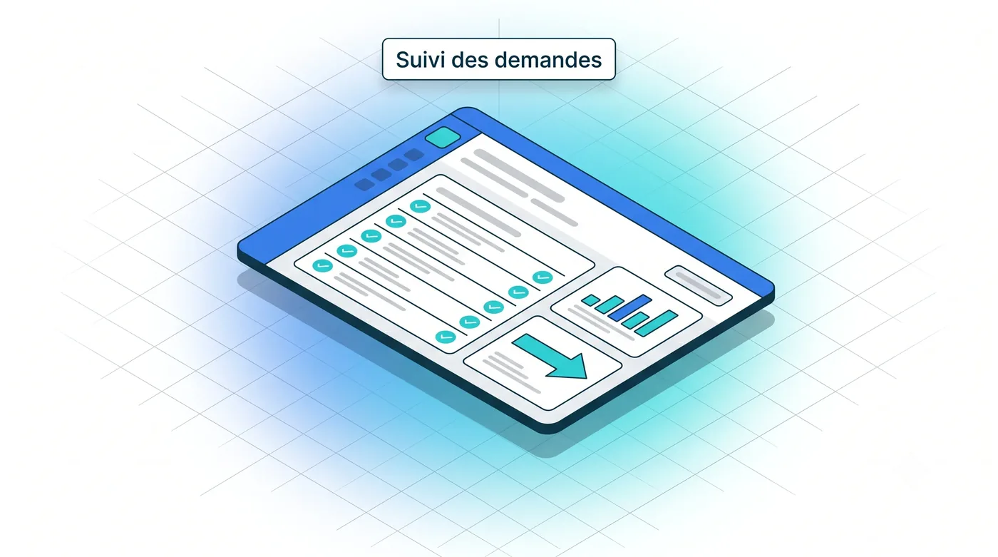 Suivi précis des demandes du centre d'appel Service 9000 : actions et tâches rattachées, niveaux d'urgence et d'escalade, transformation en intervention