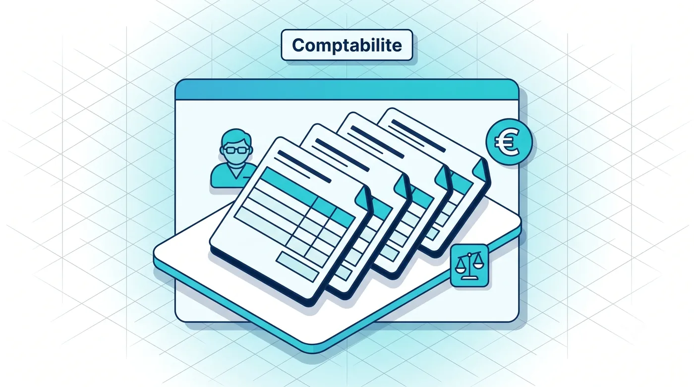 Comptabilité Service 9000 : consultation des états comptables, journaux des ventes, achats, encaissements et balance clients
