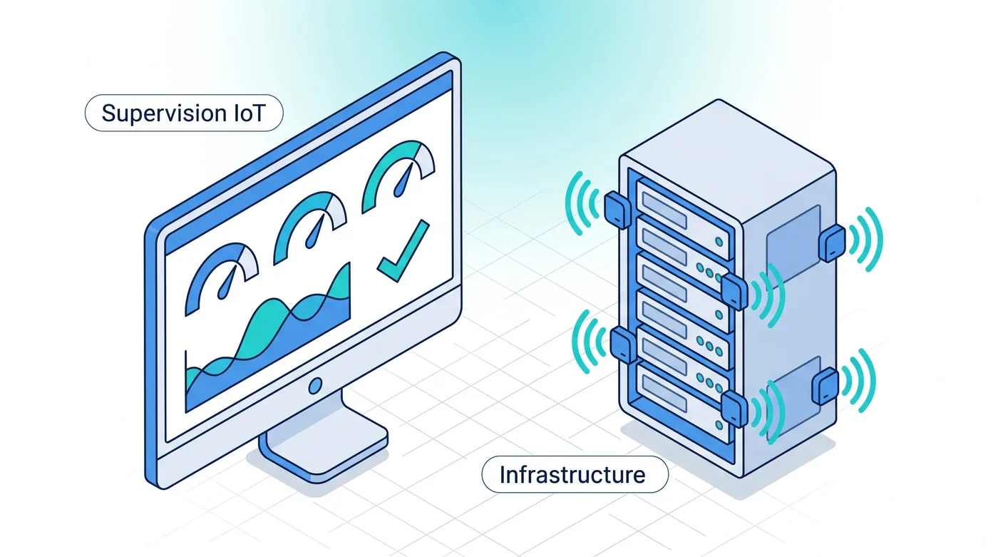 Maintenance proactive de l'infrastructure par capteurs IoT Supervision IoT de l'infrastructure informatique avec Service 9000 (monitoring serveurs)