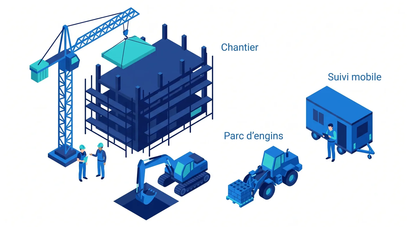 Logiciel GMAO & SAV Matériel de chantier et BTP
