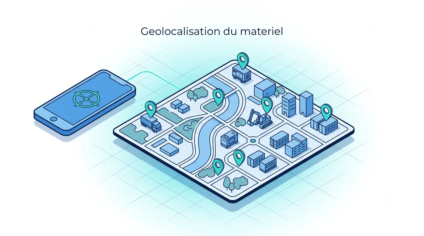 Geolocalisation du parc d'engins BTP - Service 9000 Geolocalisation du parc d'engins BTP - Service 9000