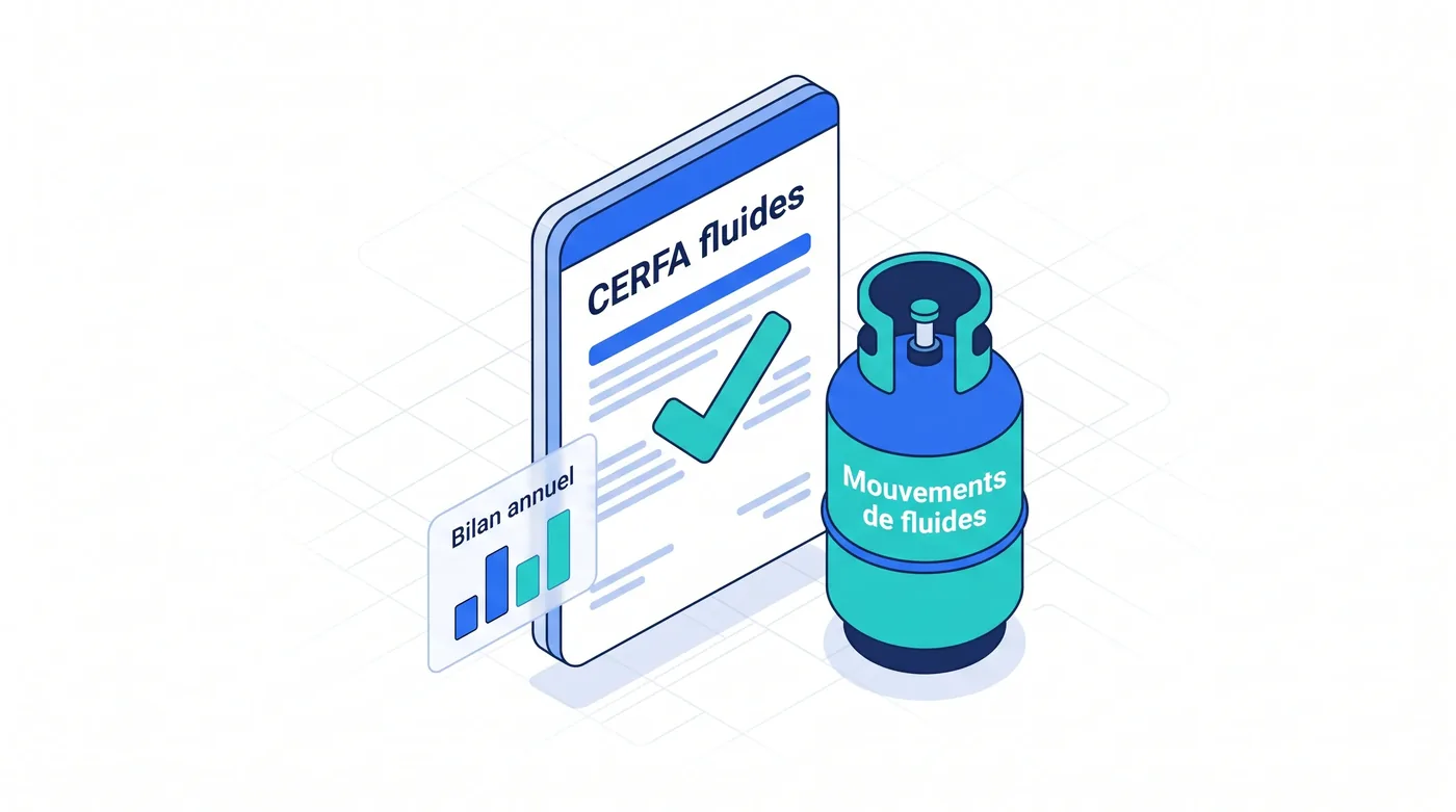 Digitalisation des CERFA de fluides frigorigènes : attestation, mouvements de fluides et bilan annuel dans Service 9000 Digitalisation des CERFA de fluides frigorigènes : attestation, mouvements de fluides et bilan annuel dans Service 9000
